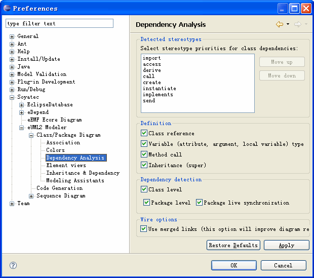 bouml dependency analysis